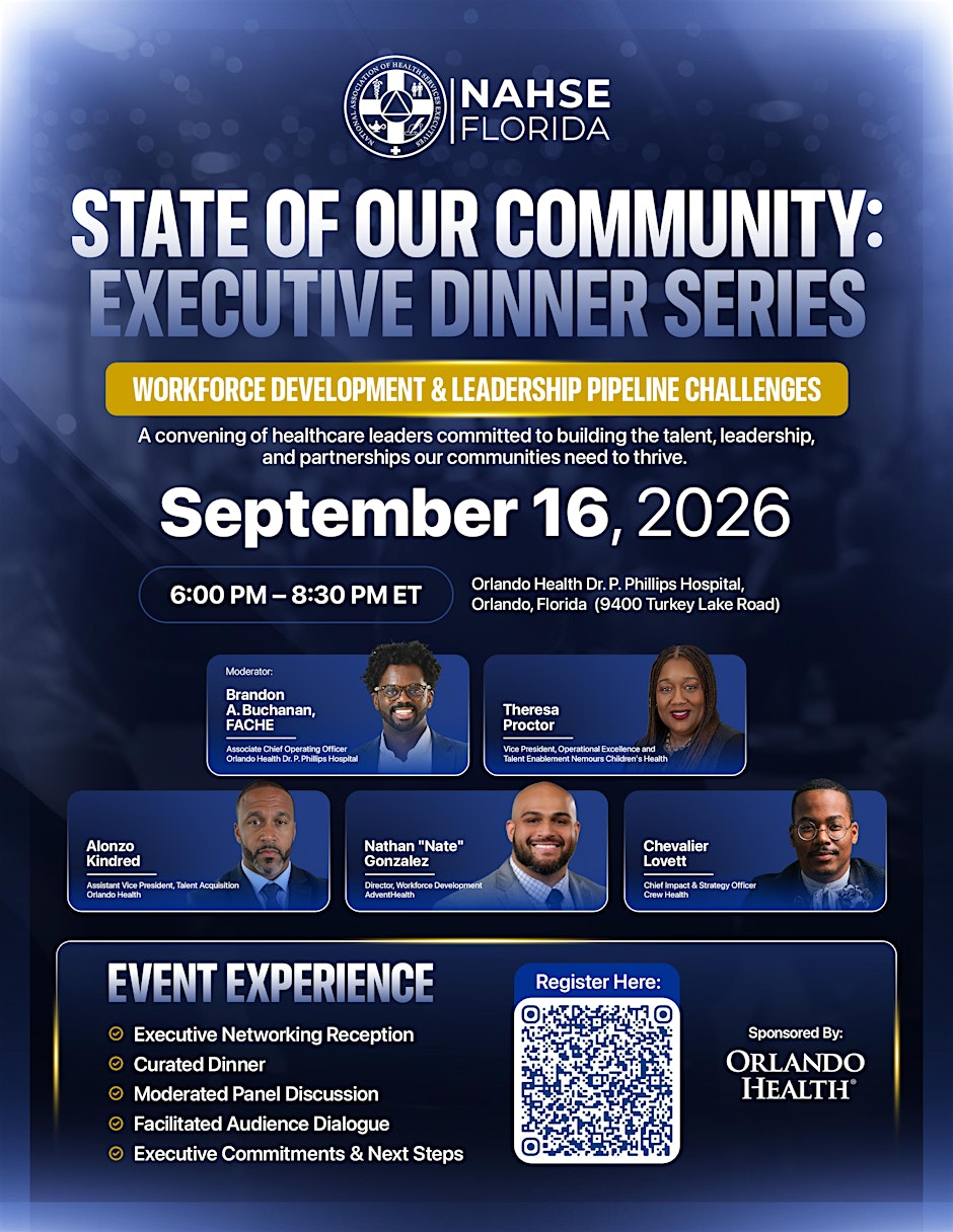 State of Our Community: Executive Dinner Series — Workforce Development & Leadership Pipeline Challenges flyer