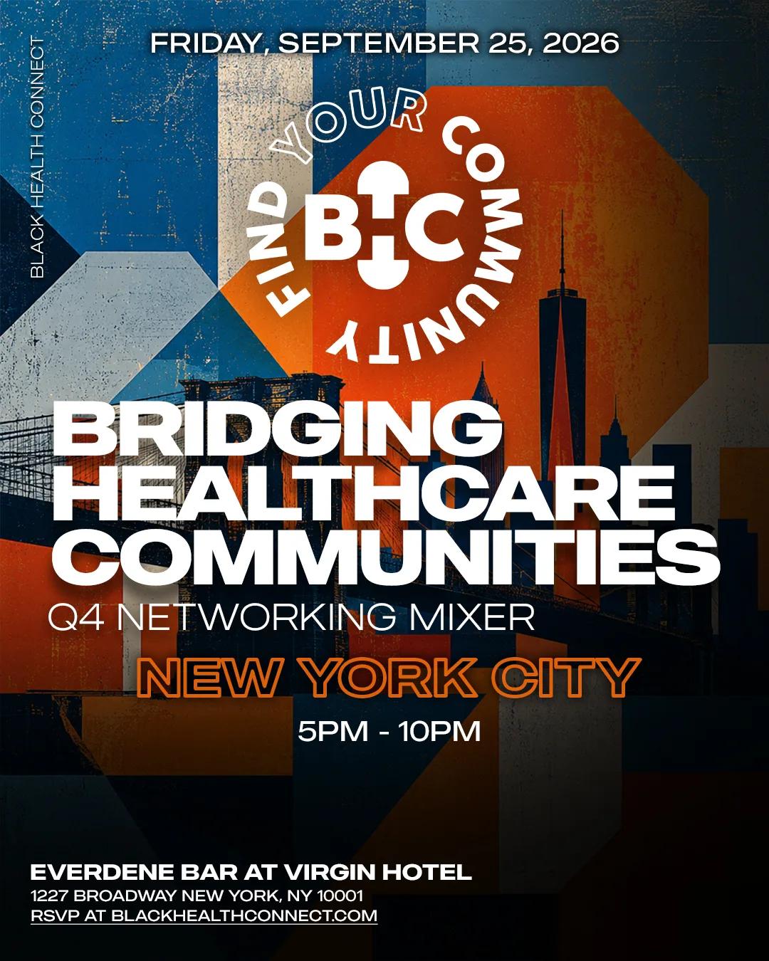 NYC Q3 Mixer flyer